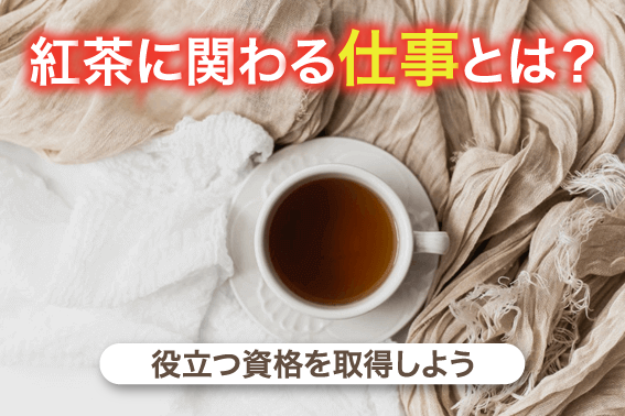 紅茶に関わる仕事とは？役立つ資格を取得しよう