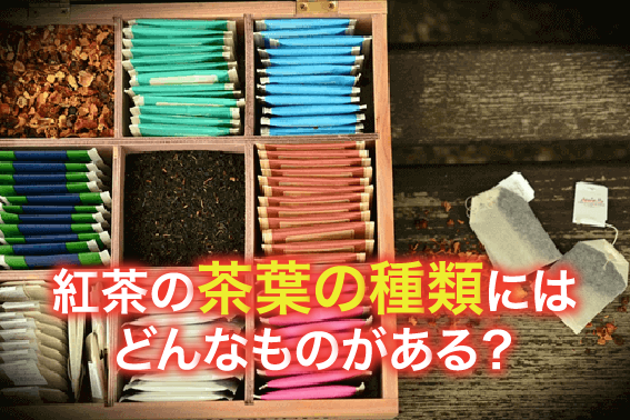 紅茶の茶葉の種類にはどんなものがある？