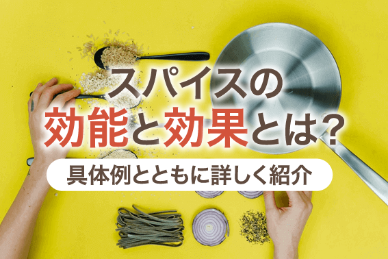 スパイスの効能と効果とは？具体例とともに詳しく紹介