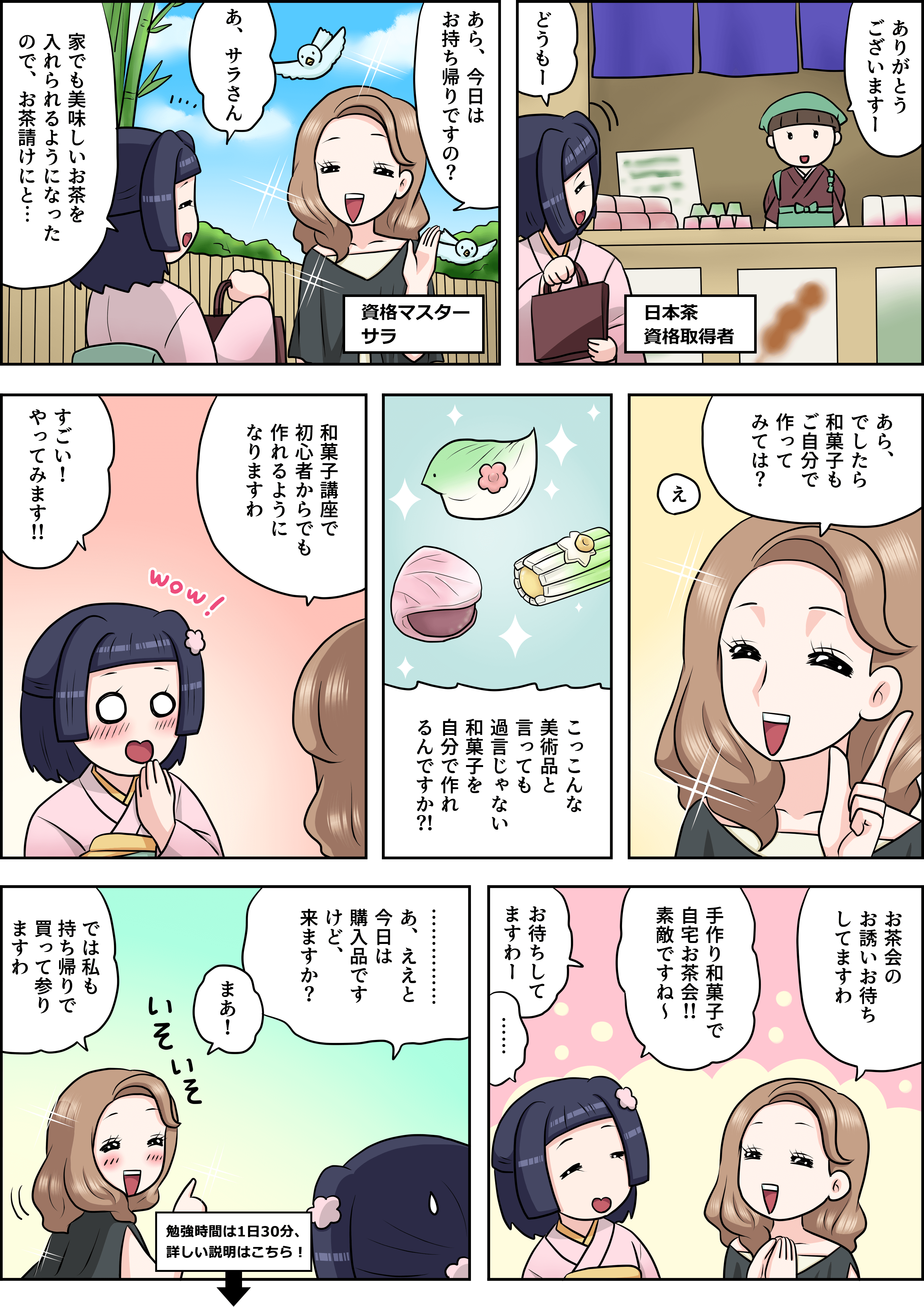 和菓子の漫画