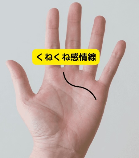 (10)浮気症?「くねくね感情線」